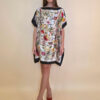 Kaftan 40 Marrero - kaftan silk/viscose Butterflies - beige