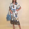 Haljina 56 Tallulah - viscose Palms - brown
