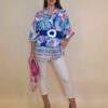 Košulja 40 Natchez - vis multicolor print - royal