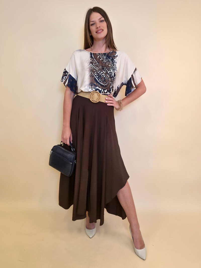 Suknja 40 New Orleans - viscose UN - brown
