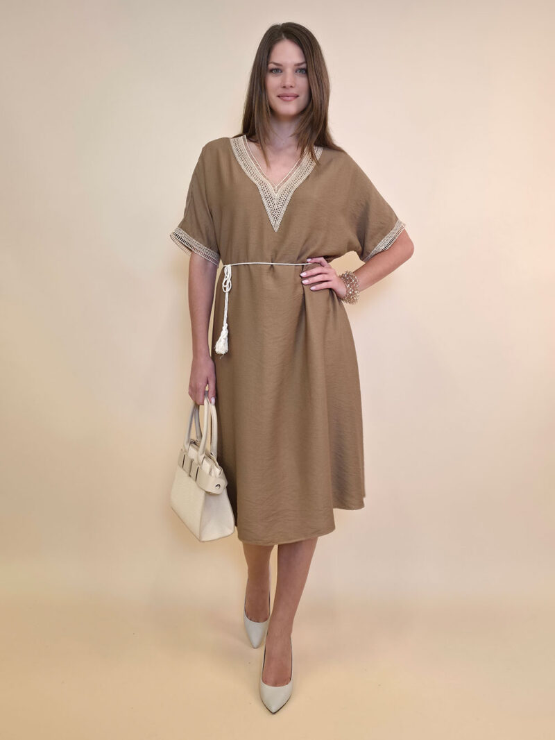 Haljina 56 Alexandria -  vis tessuto/lace - camel