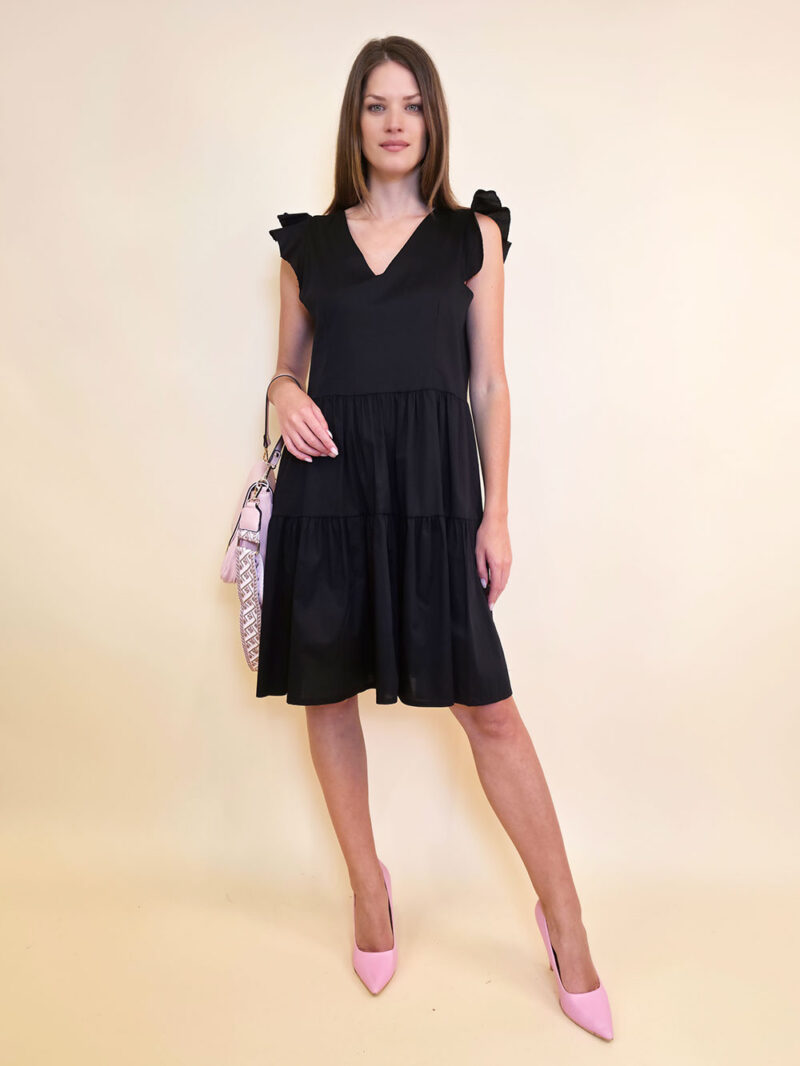 Haljina 40 Florida - cotton poplin UN - black