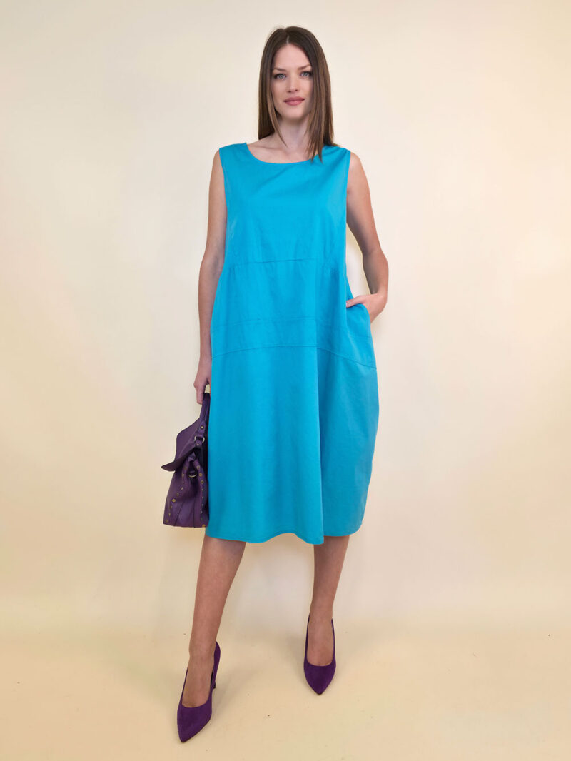 Haljina 40 Rebecca - cotton UN - turquoise