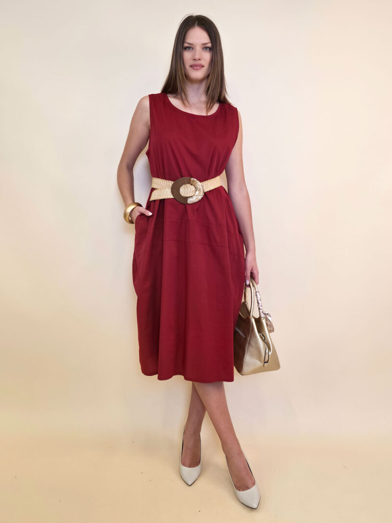 Haljina 40 Rebecca - cotton UN - india red