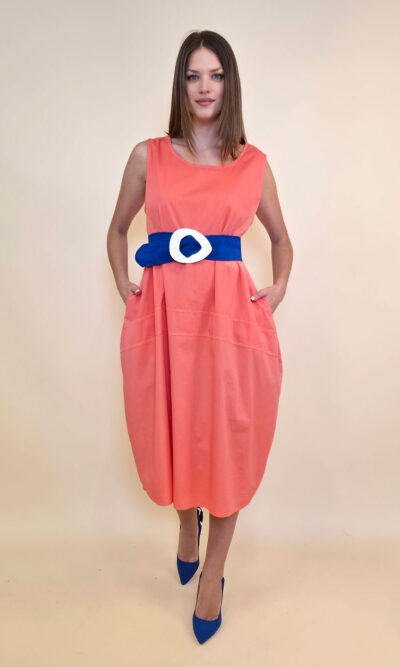 Haljina 40 Rebecca - cotton UN - coral