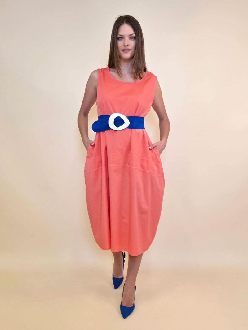 Haljina 40 Rebecca - cotton UN - coral