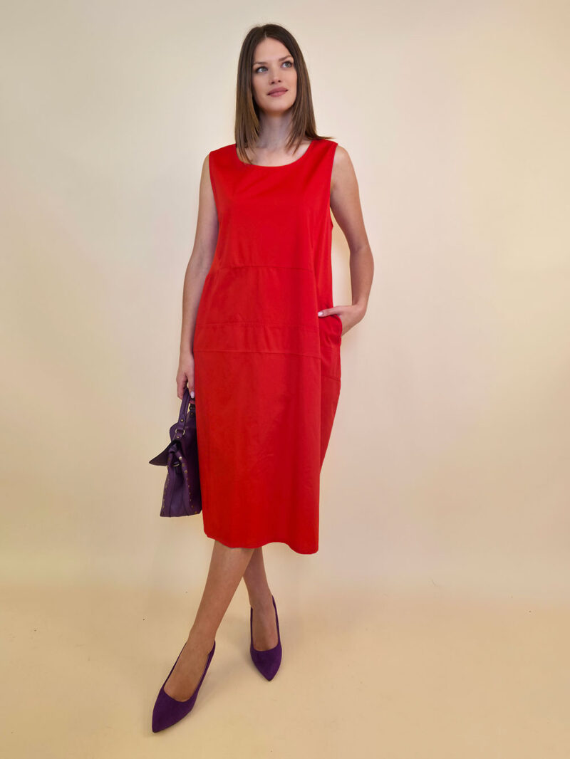 Haljina 40 Rebecca - cotton UN - red