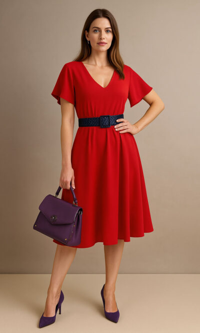 Haljina 52 Bernice - red