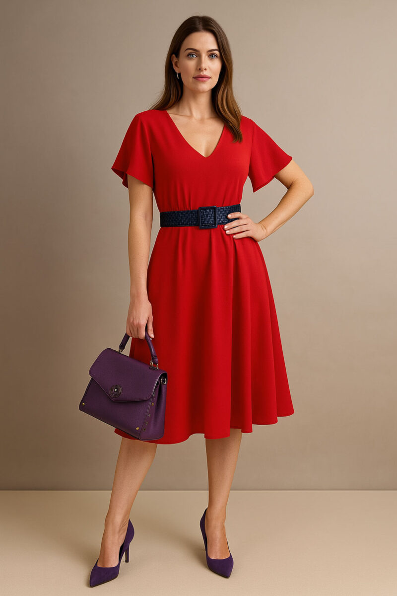 Haljina 52 Bernice - red