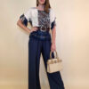 Tunika 32 Minden - viscose print - navy
