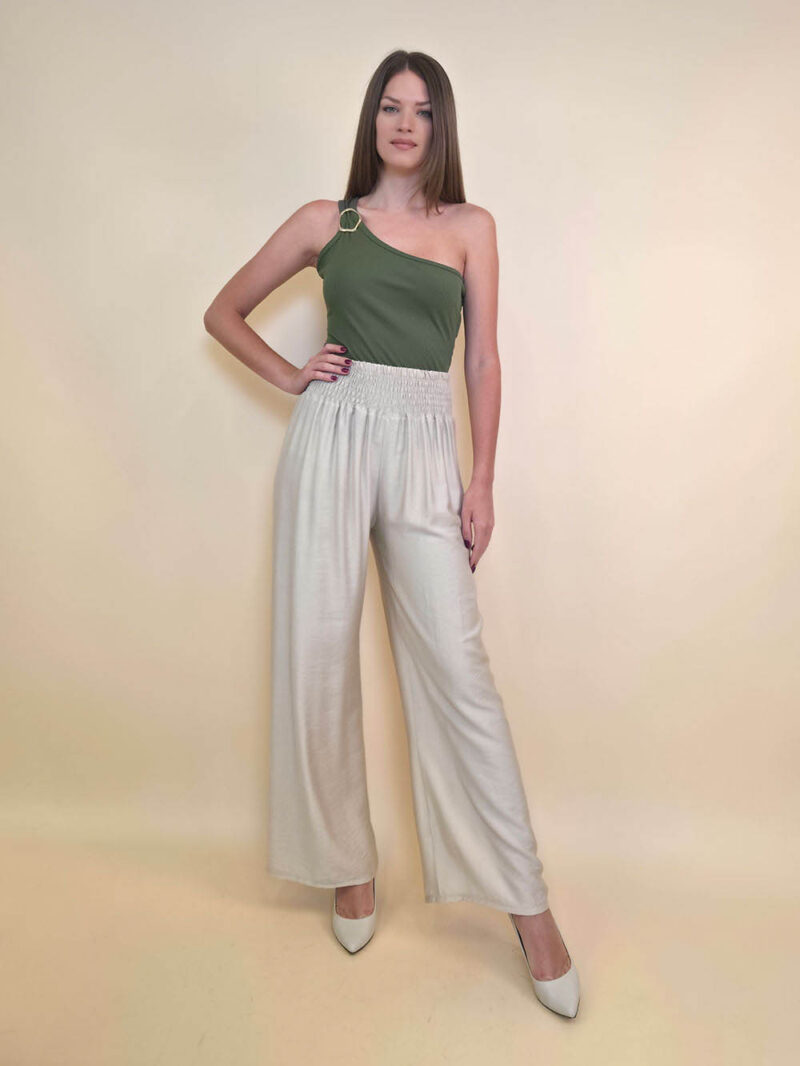 Hlače 30 Elton - viscose UN - beige