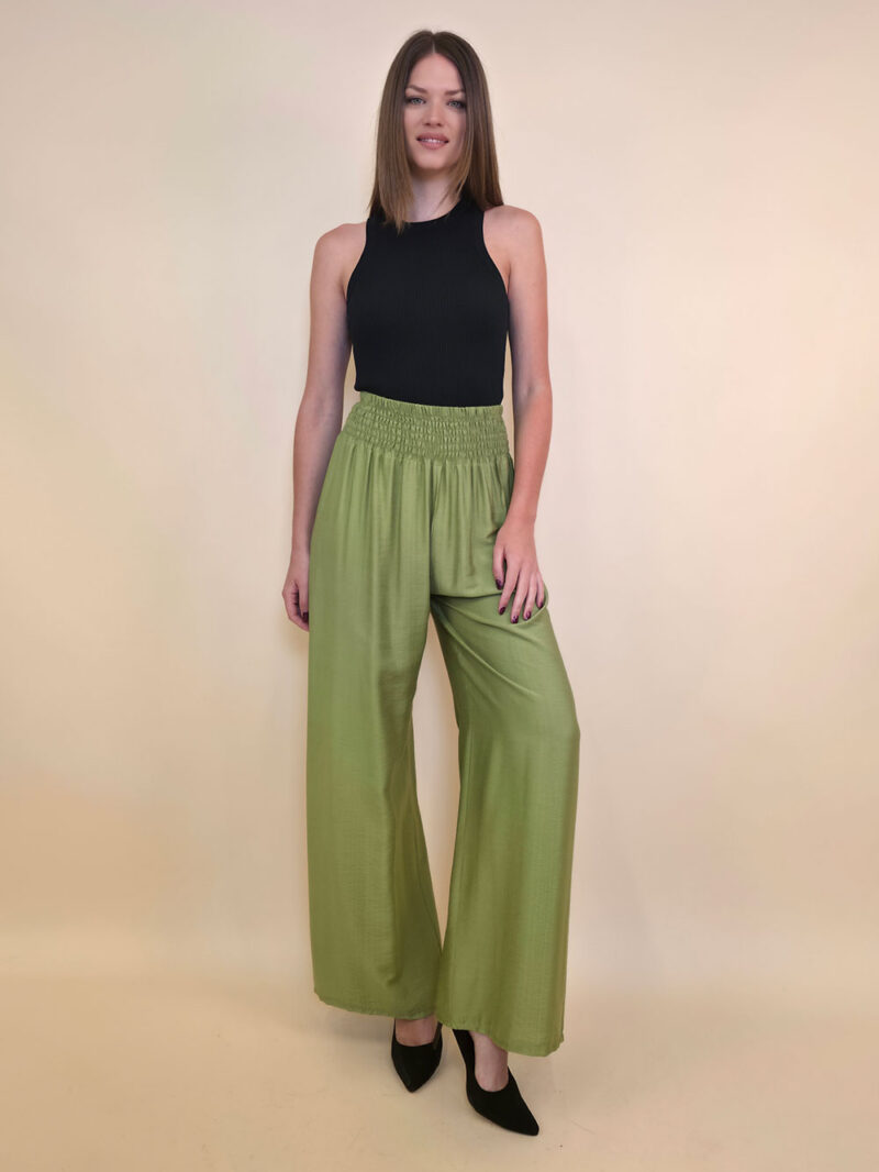 Hlače 30 Elton - viscose UN - green