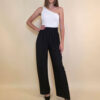 Hlače 30 Elton - viscose UN - black