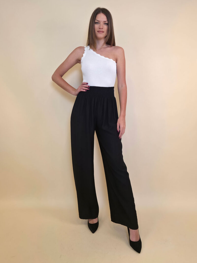 Hlače 30 Elton - viscose UN - black