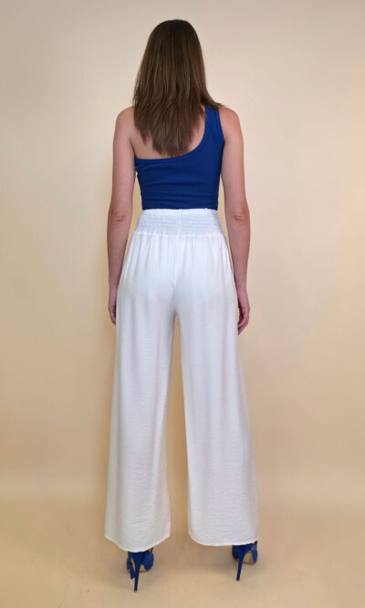 Hlače 30 Elton - viscose UN - white