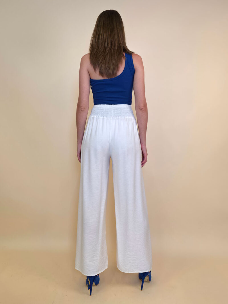 Hlače 30 Elton - viscose UN - white
