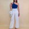 Hlače 30 Elton - viscose UN - white