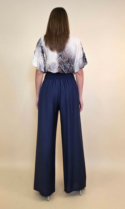 Hlače 30 Elton - viscose UN - navy