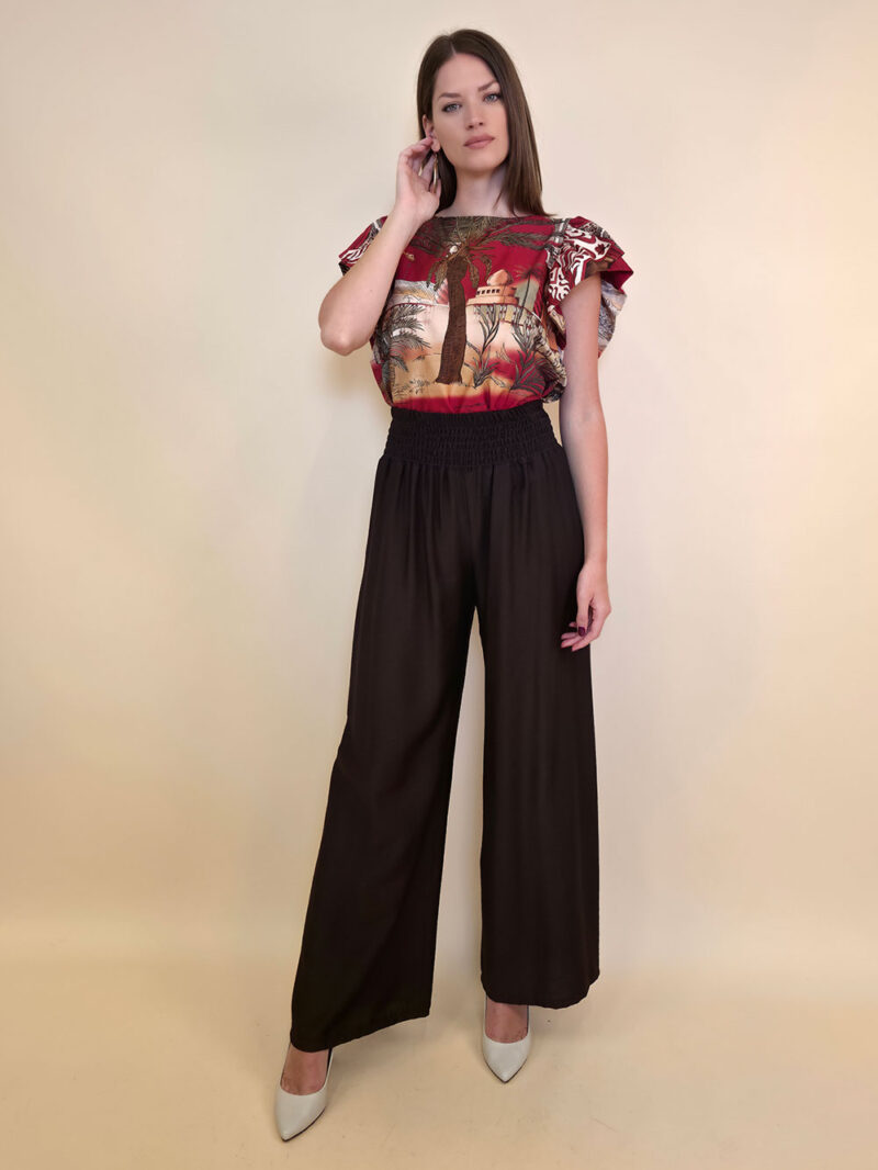 Hlače 30 Elton - viscose UN - brown