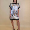 Kaftan 40 Marrero - kaftan silk/viscose Belts/Chains - beige/black