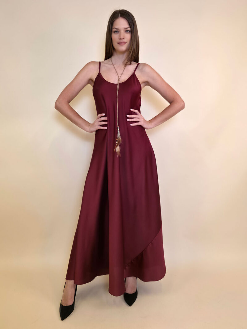 Haljina+ogrlica/pojas 30 Marrakesh - india red - Slika 3