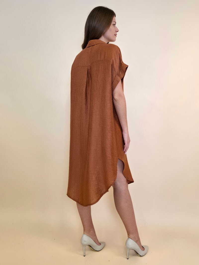 Haljina/košulja 52 Mandeville - tencel UN viscose - coccio
