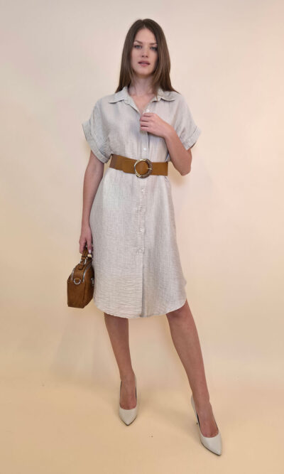 Haljina/košulja 52 Mandeville - tencel UN viscose - beige