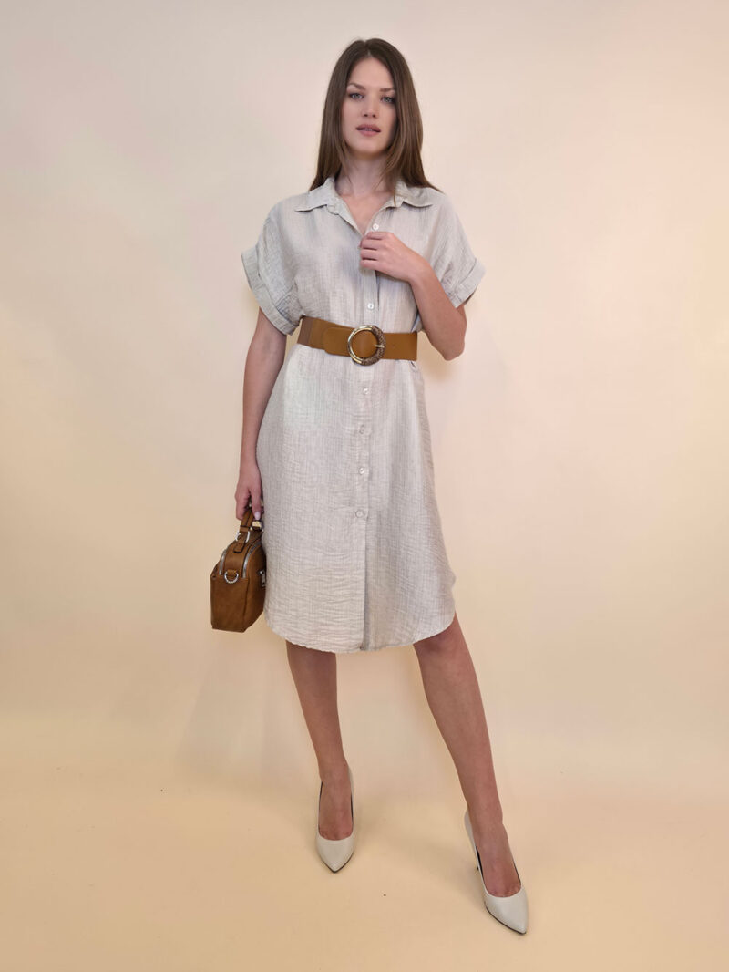 Haljina/košulja 52 Mandeville - tencel UN viscose - beige