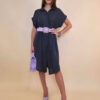 Haljina/košulja 52 Mandeville - tencel UN viscose - navy
