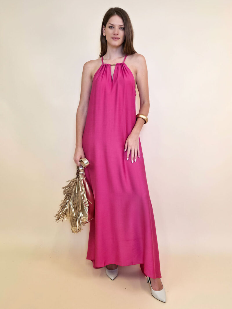 Haljina 46 Indianola - viscose UN - fuxia