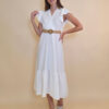 Haljina+remen 46 Aberdeen - viscose UN - white