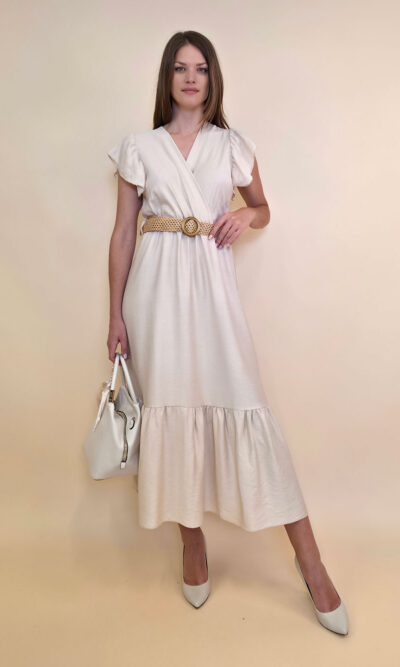 Haljina+remen 46 Aberdeen - viscose UN - beige