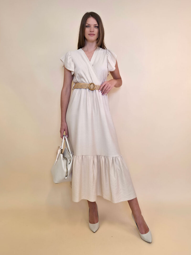 Haljina+remen 46 Aberdeen - viscose UN - beige