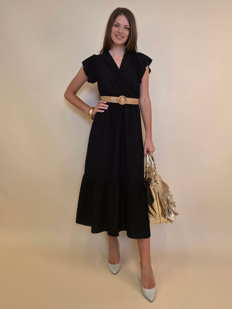 Haljina+remen 46 Aberdeen - viscose UN - black