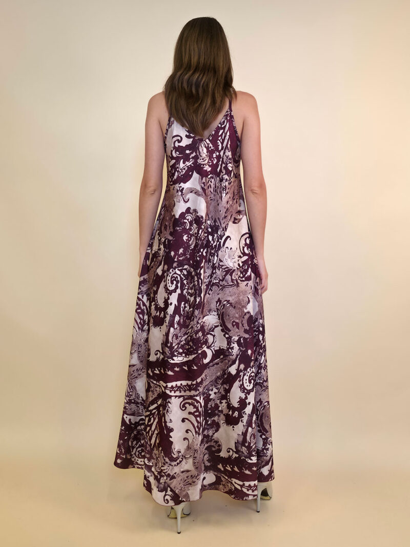 Haljina 40 Marrakesh - kashmir floral mix - burgundy