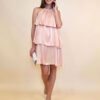 Haljina 48 Buton Rouge - viscose UN shiny - peach