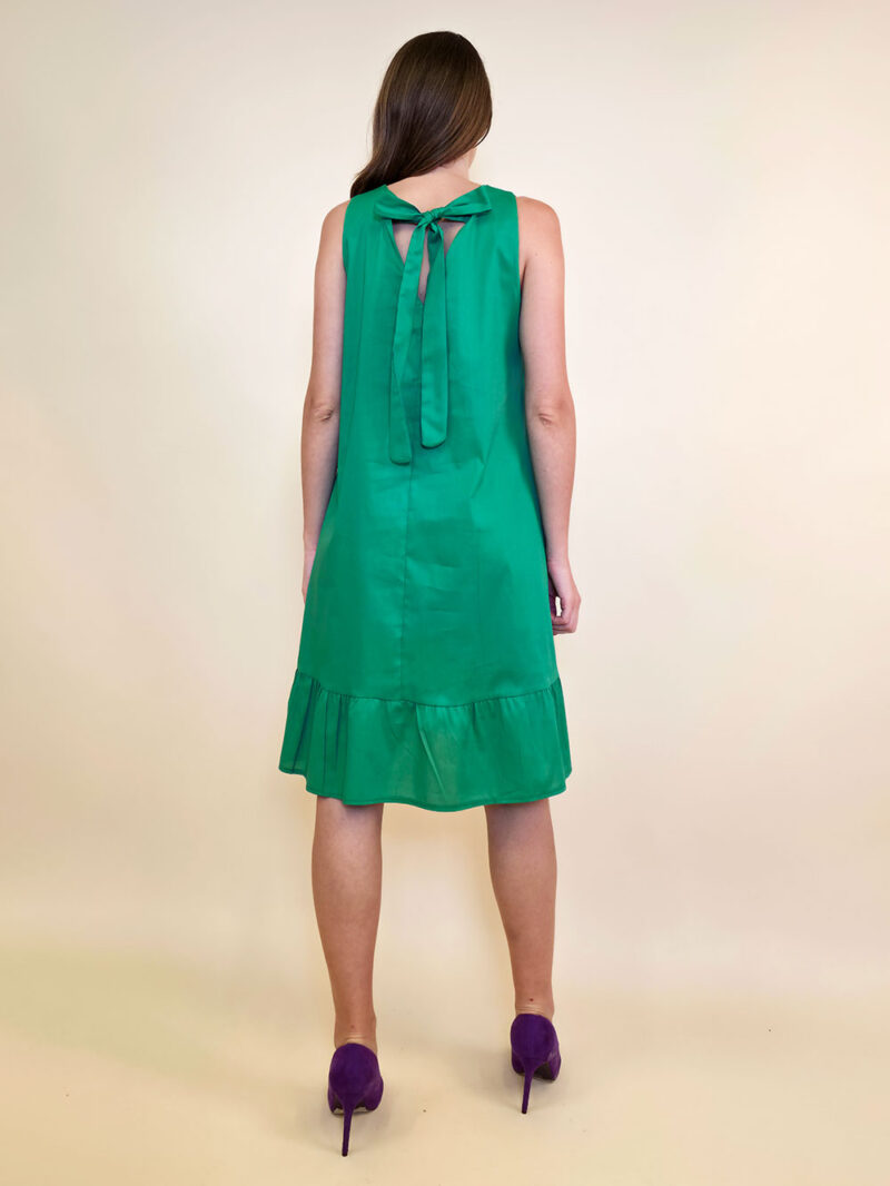 Haljina 40 Louisiana - cotton poplin UN mašna leđa - gucci