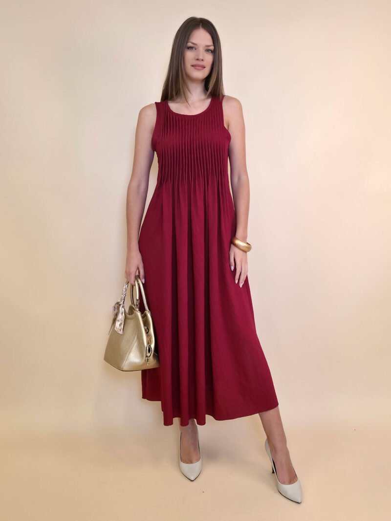 Haljina 48 Vidalia - viscose UN bizne - indian red