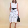 Haljina 44 Portland - cotton UN/print - white