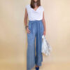 Hlače 56 Alamo - linen/cotton UN - jeans