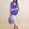 Majica 24 Sophie - viscose UN - purple