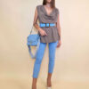Majica 24 Sophie - viscose UN - fango