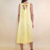 Haljina 44 Georgia - cotton UN mašna leđa - yellow