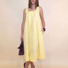 Haljina 44 Georgia - cotton UN mašna leđa - yellow