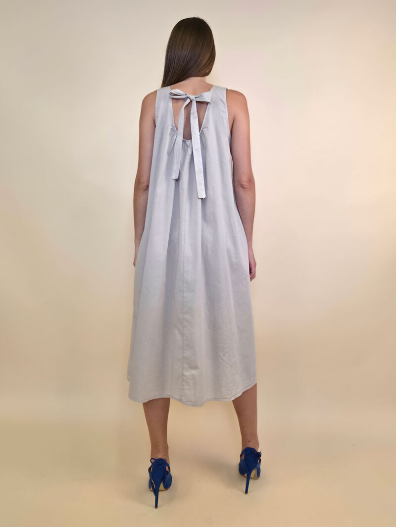 Haljina 44 Georgia - cotton UN mašna leđa - beige