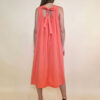 Haljina 44 Georgia - cotton UN mašna leđa - coral