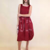 Haljina 44 Portland - cotton UN/print - india red