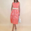 Haljina 44 Portland - cotton UN/print - coral