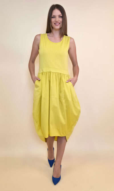 Haljina 40 Ripley - cotton UN - yellow