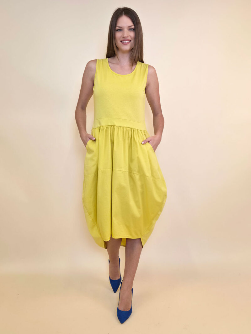 Haljina 40 Ripley - cotton UN - yellow
